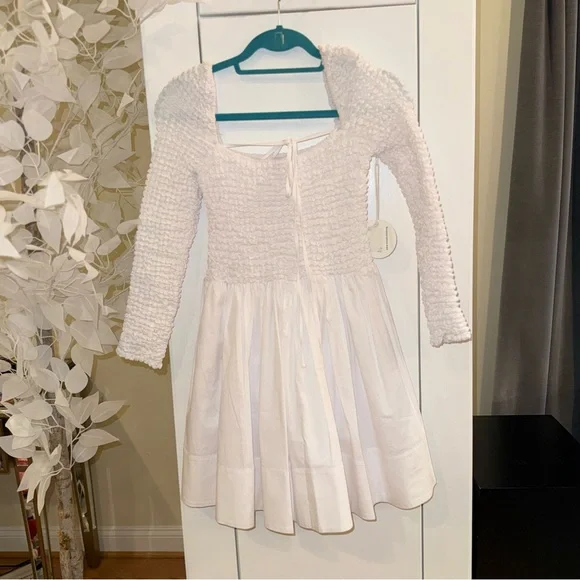 NWT STAUD Cotton Smocked Cassidy Dress - Picture 5 of 13